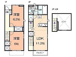 KINOIE TERRACE 2LDKの間取図画像