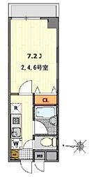 グレース日吉 1Kの間取図画像