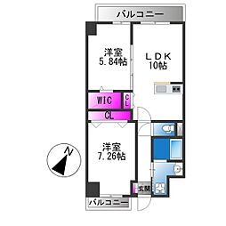 FREEDOM residence堺寺地町 2LDKの間取図画像