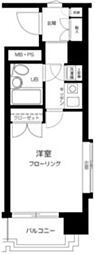 アートイン巣鴨 1Kの間取図画像