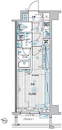 フュージナル北赤羽 1Kの間取図画像