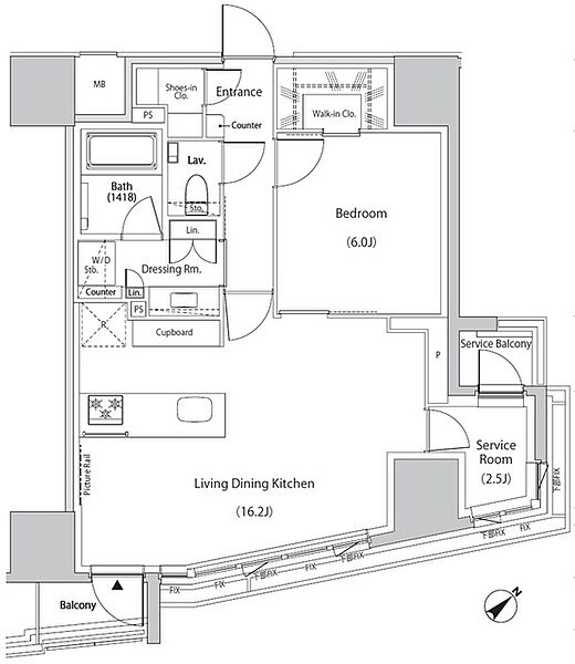 同じ建物の物件間取り写真 - ID:213099780865