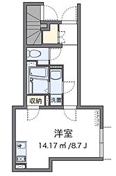 ブリリアントN21 ワンルームの間取図画像
