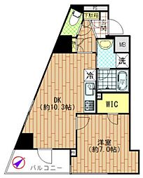 アリーチェ中落合 8階1LDKの間取り
