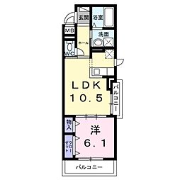 間取図画像 1LDK
