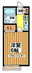 ステラ 1Kの間取図画像