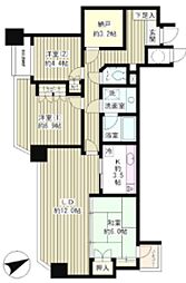 ニチレイ明石町ビル 3SLDKの間取図画像