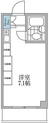 PARKTERRACE相模原 ワンルームの間取図画像