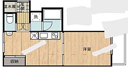 ガーデンハウス千鳥 2DKの間取図画像