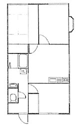 グランデュール緑ケ丘 3DKの間取図画像