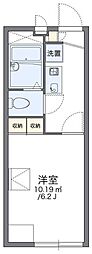 レオパレスネクシア1 1Kの間取図画像