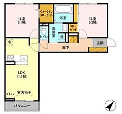 物件の間取り