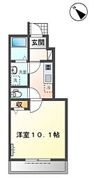 サンセットみずき 1Kの間取図画像