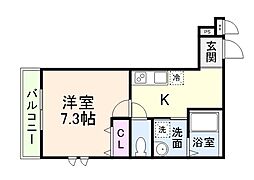 フジパレス三国ヶ丘II番館 3階/-