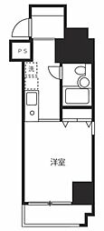 ＦＬＥＸ西八王子 13階ワンルームの間取り