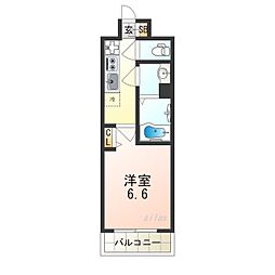 JR大阪環状線 大正駅 徒歩7分の賃貸マンション 11階1Kの間取り
