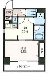 エスティメゾン神田 10階1DKの間取り