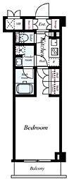 ルーブル蒲田南七番館 1Kの間取図画像