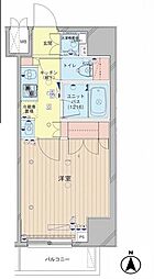 ルーブル板橋区役所前 1Kの間取図画像