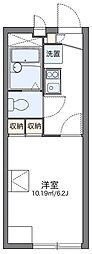 レオパレスバリオヴェルデ 2階1Kの間取り
