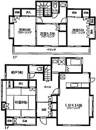 荒井邸 1階4SLDKの間取り