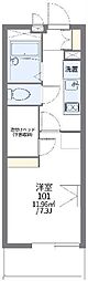 レオパレスメゾンエスポワール 1Kの間取図画像