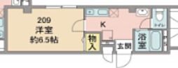 メゾン・ド・エクレール 1Kの間取図画像