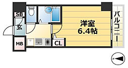 ワコーレ新神戸ステージ 1Kの間取図画像