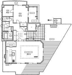 KAYAH KAMINOGE 5階1SLDKの間取り
