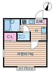 パルテール一之江I 2階/-