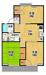 間取図画像 3DK