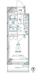 JR京浜東北・根岸線 蒲田駅 徒歩6分の賃貸マンション 8階1Kの間取り