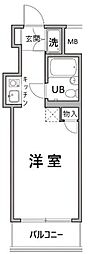 TOP西川口第3 ワンルームの間取図画像