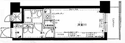 ライオンズプラザ方南町 2階ワンルームの間取り