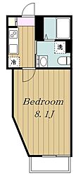 アパート 1Kの間取図画像