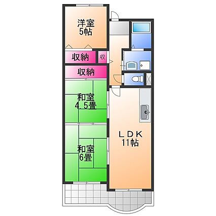フローラル岸和田_間取り_0