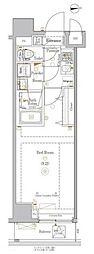BPRレジデンス浅草 1Kの間取図画像