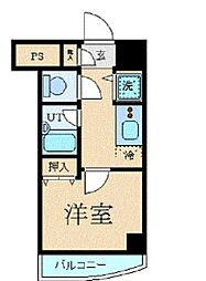 東京メトロ丸ノ内線 茗荷谷駅 徒歩2分の賃貸マンション 3階1Kの間取り