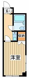 みすきゃんさす相模原 1Kの間取図画像