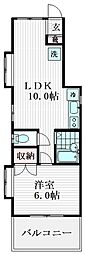 間取図画像 1LDK