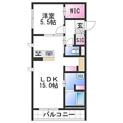Ｒｅｏ 3階1LDKの間取り