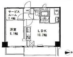 山手杉並ビル 1SLDKの間取図画像