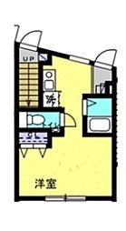 Sincrease用賀 1階ワンルームの間取り