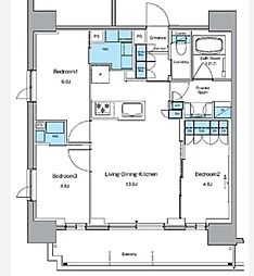 ルフォンプログレ上野御徒町 3LDKの間取図画像