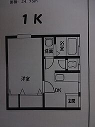 間取図画像 1DK
