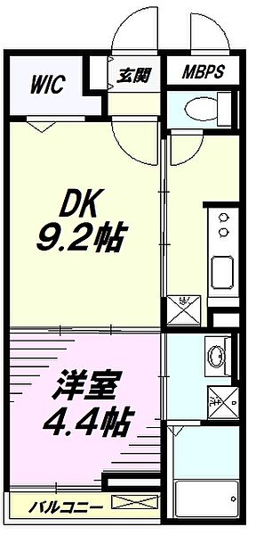東京都八王子市石川町(賃貸マンション1LDK・2階・35.31㎡)の写真 その2