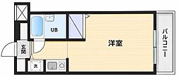 ジョイフル八王子 ワンルームの間取図画像