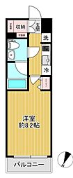 SHOKEN Residence川崎生田 1階1Kの間取り