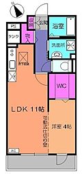 Kコート・セレーナ 1LDKの間取図画像