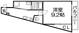 アンリシール3 1Kの間取図画像